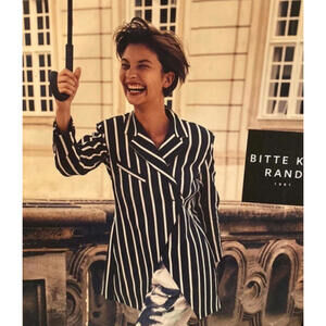 NEW $380 Bitte Kai Rand Striped Jacket Small